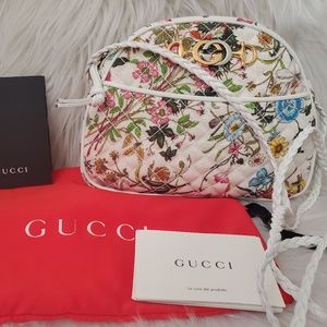GUCCI Floral Flora Quilted Mini Trapuntata Bag